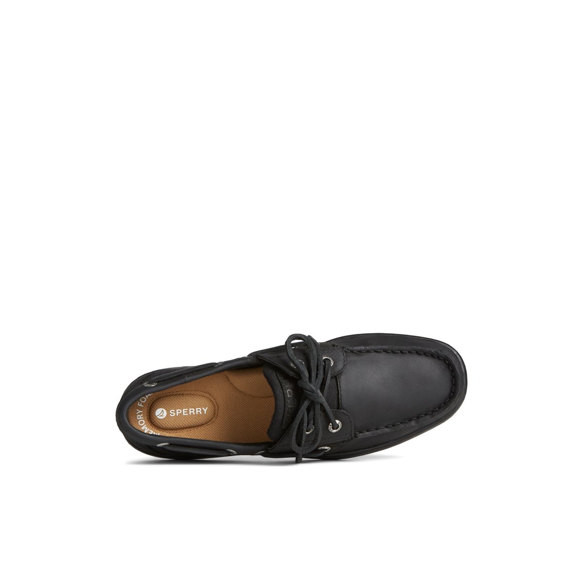 Women s Sperry Top Sider Bluefish 2 Eye Boat Shoe Black Size 10